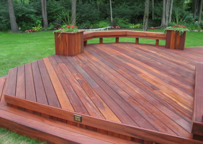 Tigerdek Hardwood Deck Installation In Plymouth